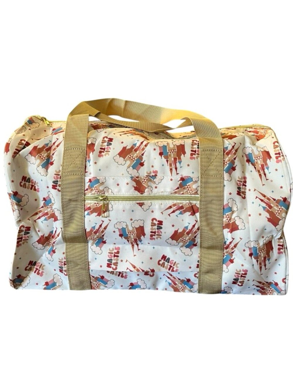 Magic Kingdom Castle Duffel Bag Tote Purse Weekender Travel Canvas New